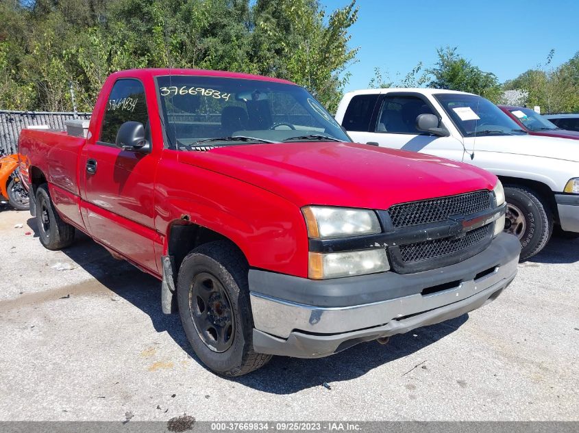 2004 Chevrolet Silverado 1500 Work Truck VIN: 1GCEC14X04Z308734 Lot: 37669834