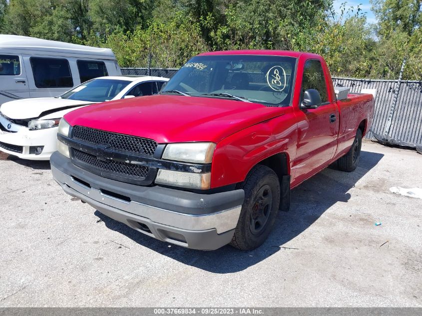 2004 Chevrolet Silverado 1500 Work Truck VIN: 1GCEC14X04Z308734 Lot: 37669834