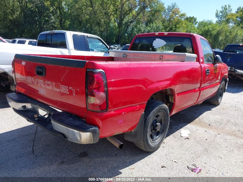 2004 Chevrolet Silverado 1500 Work Truck VIN: 1GCEC14X04Z308734 Lot: 37669834