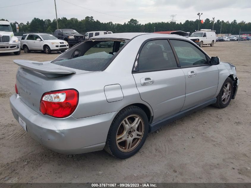 2004 Subaru Impreza Sedan Wrx VIN: JF1GD29674G505963 Lot: 37671067