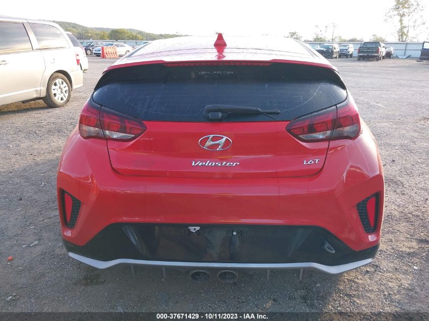 2020 Hyundai Veloster Turbo VIN: KMHTH6AB2LU030991 Lot: 37671429