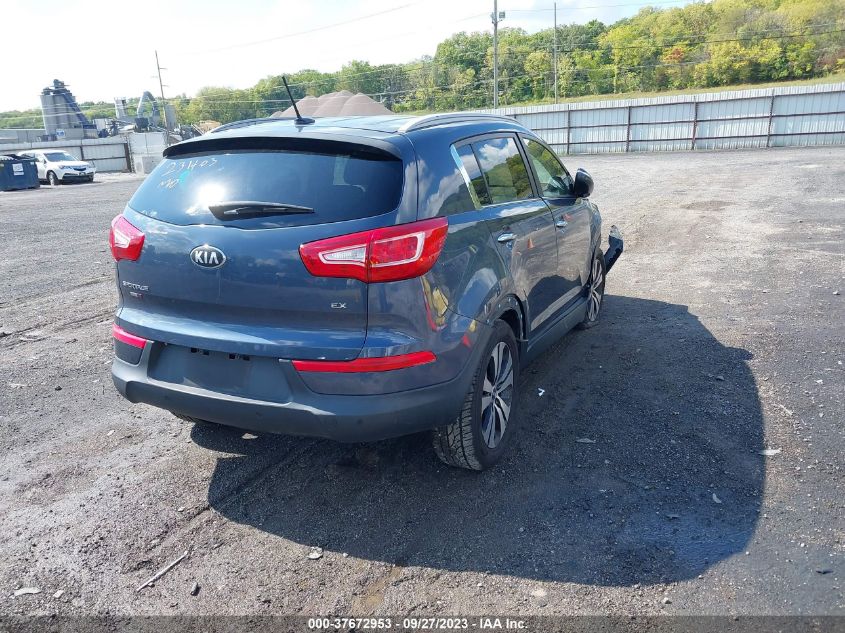 2013 Kia Sportage Ex VIN: KNDPC3A24D7466308 Lot: 37672953