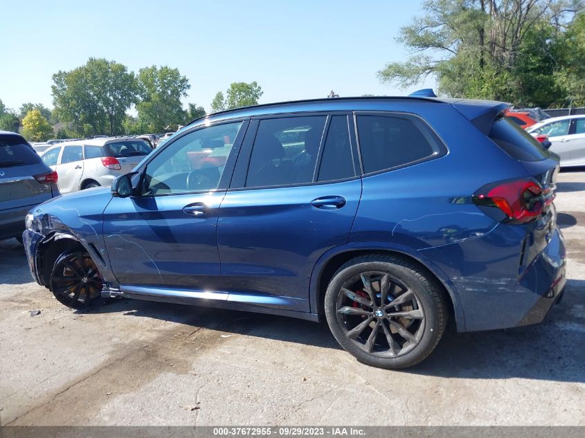 2022 BMW X3 M40I VIN: 5UX83DP09N9K05857 Lot: 37672955