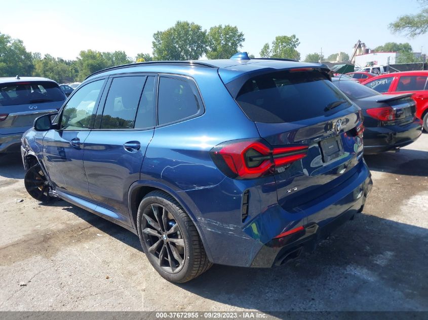 2022 BMW X3 M40I VIN: 5UX83DP09N9K05857 Lot: 37672955