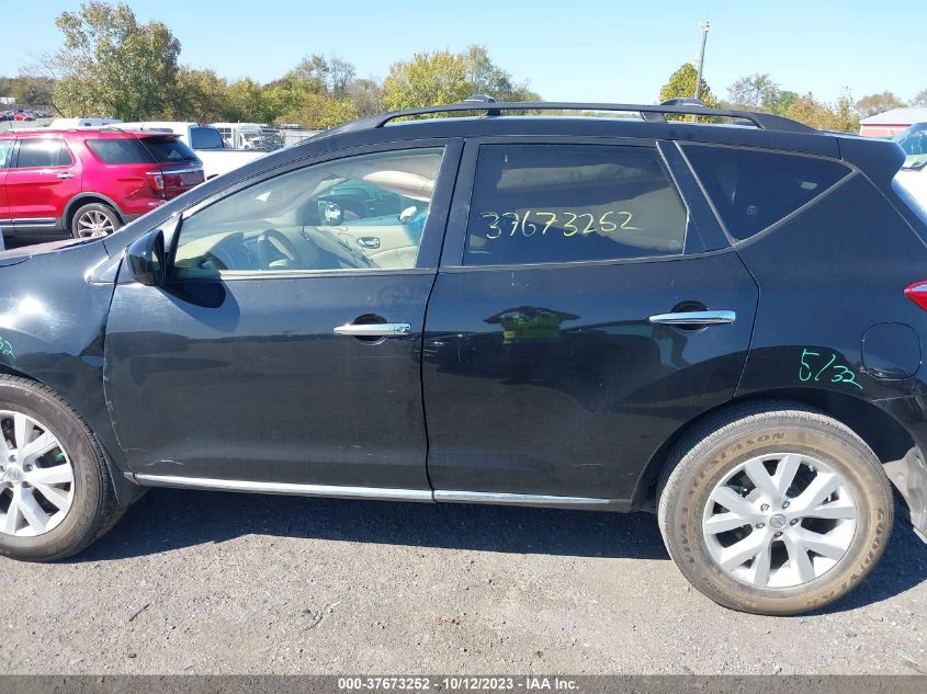 2013 Nissan Murano Sl VIN: JN8AZ1MU9DW200718 Lot: 37673252