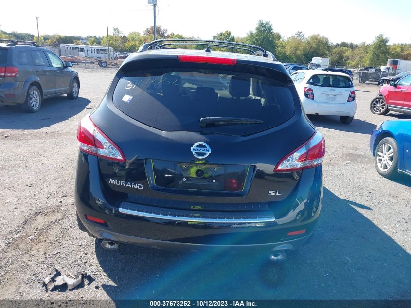 2013 Nissan Murano Sl VIN: JN8AZ1MU9DW200718 Lot: 37673252