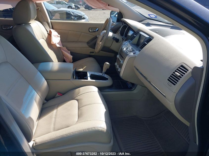 2013 Nissan Murano Sl VIN: JN8AZ1MU9DW200718 Lot: 37673252