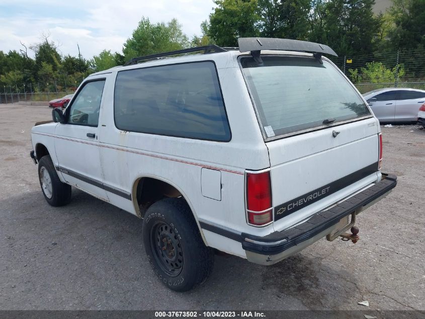 1991 Chevrolet Blazer S10 VIN: 1GNCT18Z4M0118904 Lot: 37673502