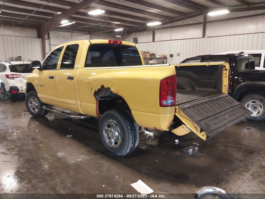 2005 Dodge Ram 2500 Slt VIN: 3D7KS28C25G758721 Lot: 37674284