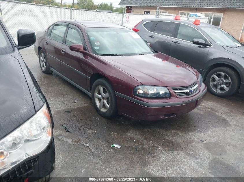 2003 Chevrolet Impala VIN: 2G1WF52E339409157 Lot: 37674360