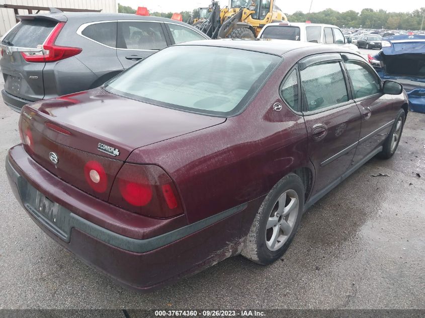 2003 Chevrolet Impala VIN: 2G1WF52E339409157 Lot: 37674360