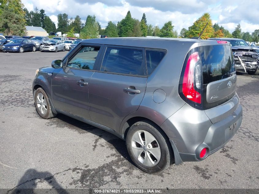 2016 Kia Soul Base VIN: KNDJN2A28G7250217 Lot: 37674821