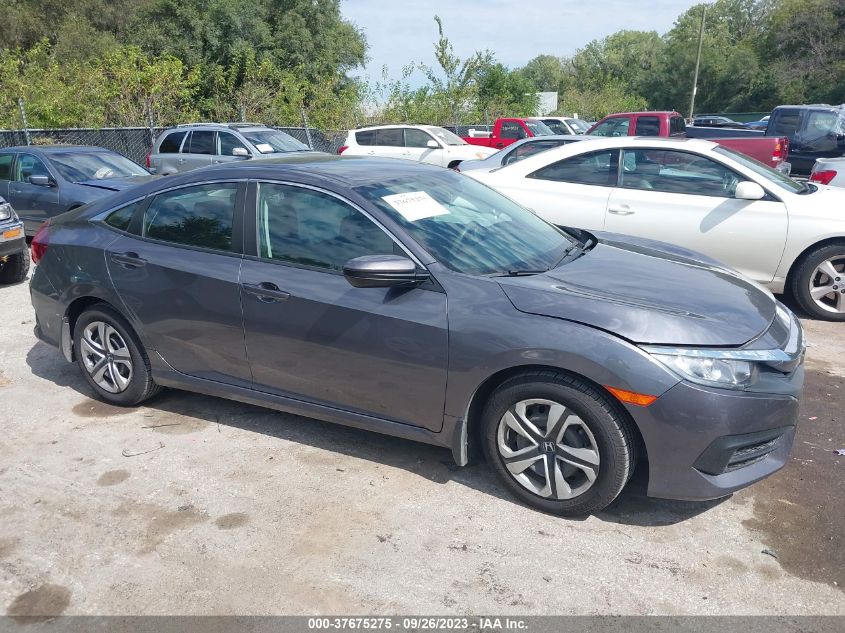 2018 Honda Civic Lx VIN: 2HGFC2E59JH606137 Lot: 37675275