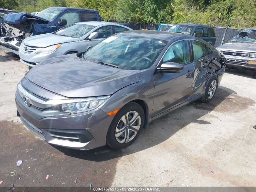 2018 Honda Civic Lx VIN: 2HGFC2E59JH606137 Lot: 37675275