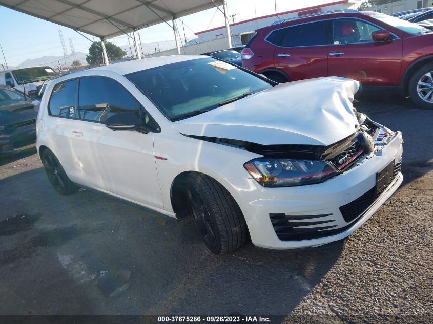 2015 Volkswagen Golf Gti 2.0T S 2-Door VIN: 3VWTT7AU0FM064489 Lot: 37675286