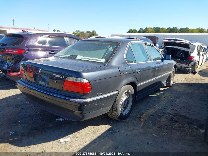 1998 BMW 740Ia VIN: WBAGF8324WDL51291 Lot: 37675666