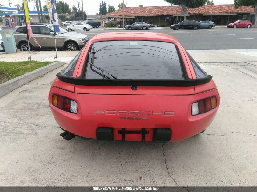 1986 Porsche 928 S VIN: WP0JB0920GS861390 Lot: 37675757