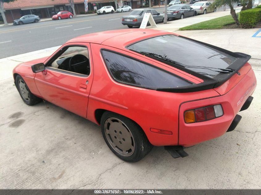 1986 Porsche 928 S VIN: WP0JB0920GS861390 Lot: 37675757