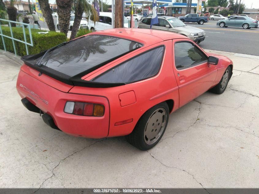 1986 Porsche 928 S VIN: WP0JB0920GS861390 Lot: 37675757