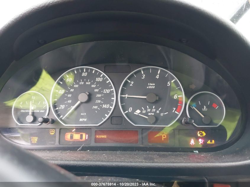 2002 BMW 3 Series 330Ci VIN: WBABS53402JU93476 Lot: 37675914