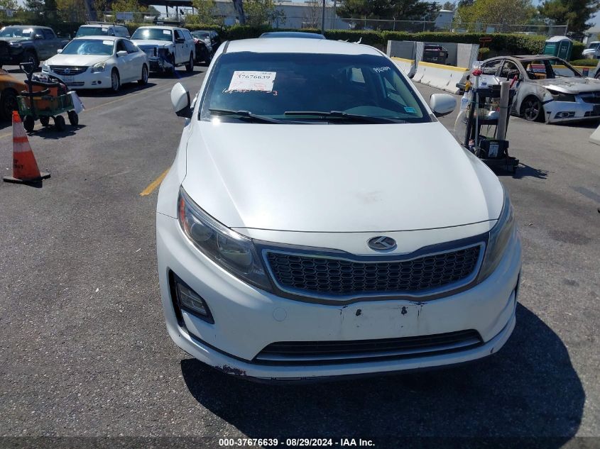 2015 Kia Optima Hybrid Ex VIN: KNAGN4AD8F5083386 Lot: 37676639