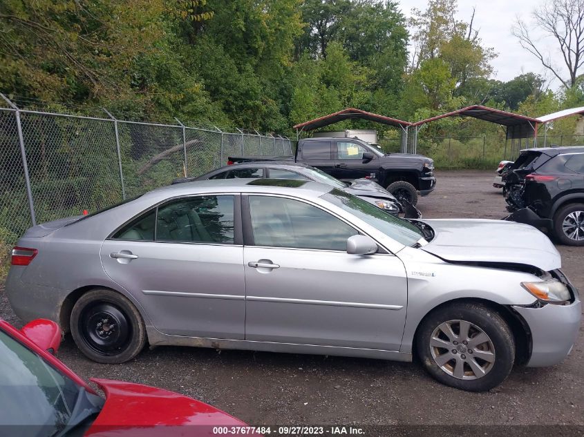 2007 Toyota Camry Hybrid VIN: JTNBB46KX73020599 Lot: 37677484