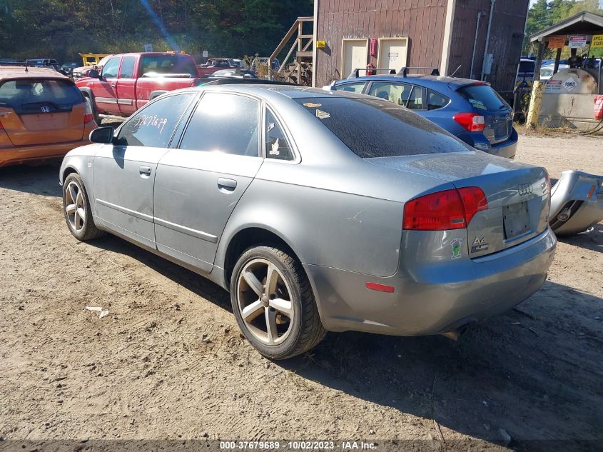 2007 Audi A4 3.2 VIN: WAUDH78E97A091368 Lot: 37679689