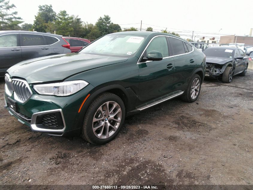 VIN 5UXCY6C0XN9L37491 2022 BMW X6, Xdrive40I no.2