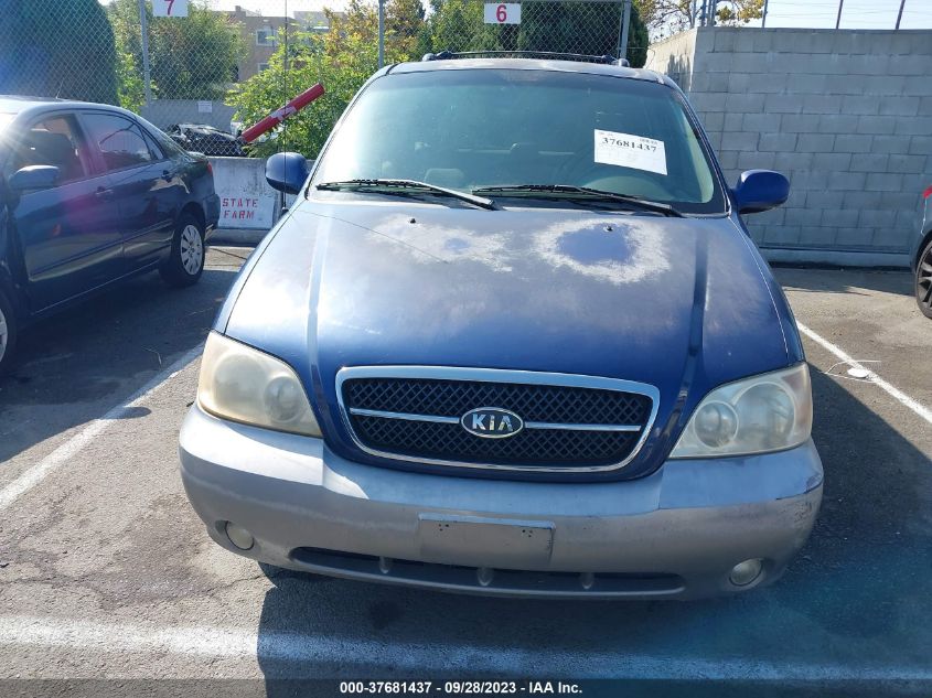 2004 Kia Sedona Ex/Lx VIN: KNDUP131446548030 Lot: 37681437