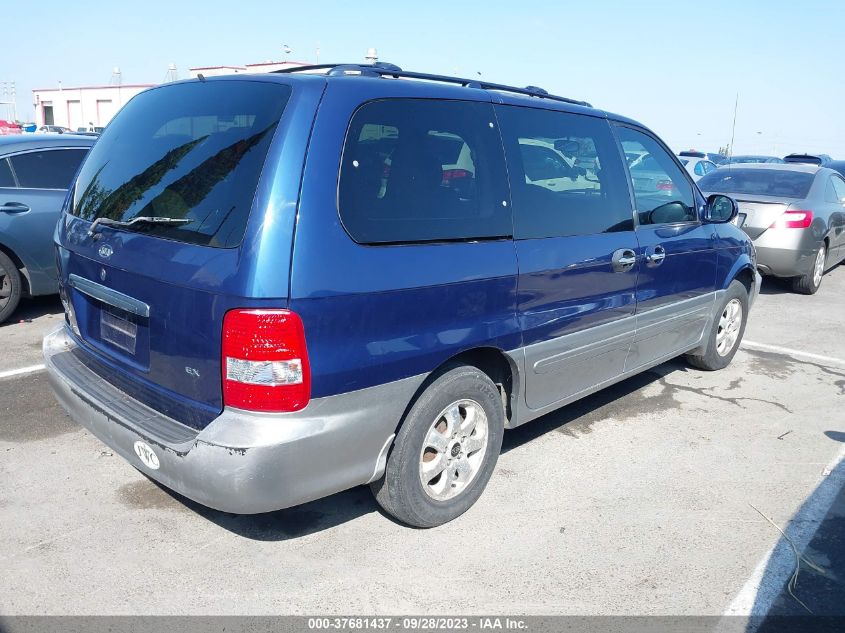 2004 Kia Sedona Ex/Lx VIN: KNDUP131446548030 Lot: 37681437