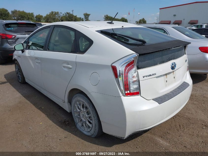 JTDKN3DU1C5523902 2012 Toyota Prius Three