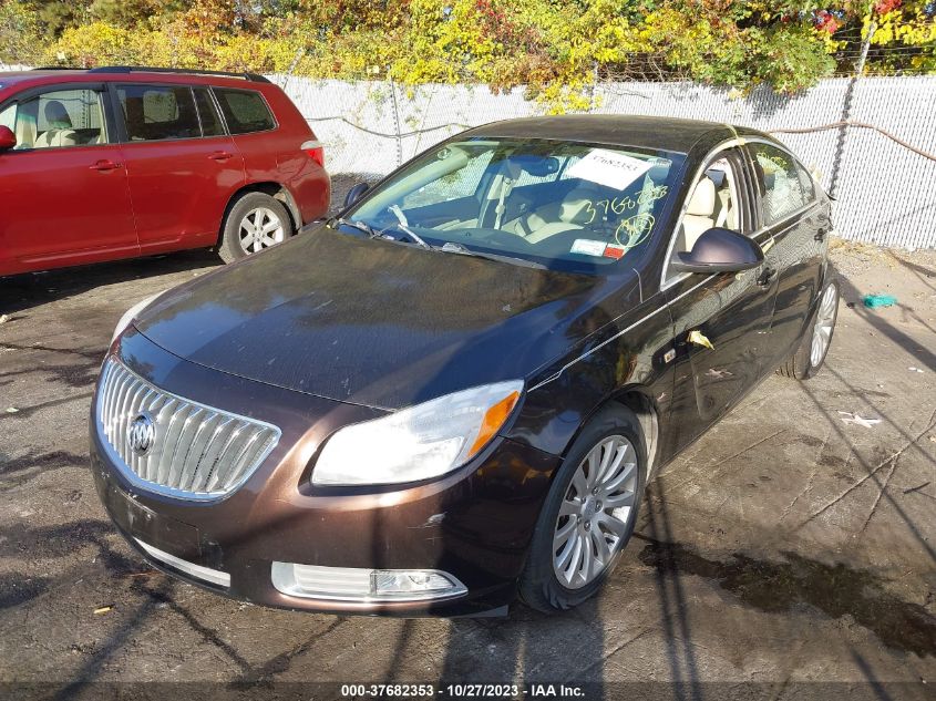 2011 Buick Regal Cxl Rl3 VIN: W04GR5EC2B1048093 Lot: 37682353