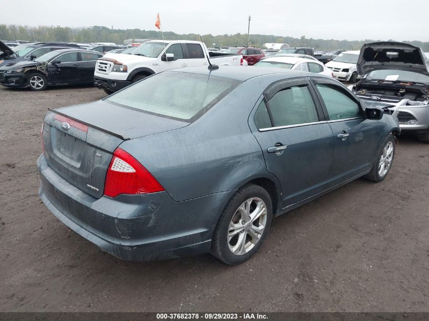 2012 Ford Fusion Se VIN: 3FAHP0HG3CR166765 Lot: 37682378