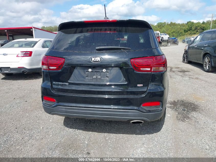 2019 Kia Sorento 2.4L L VIN: 5XYPG4A39KG569646 Lot: 37682866