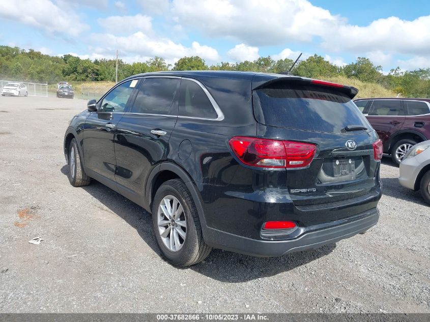 2019 Kia Sorento 2.4L L VIN: 5XYPG4A39KG569646 Lot: 37682866