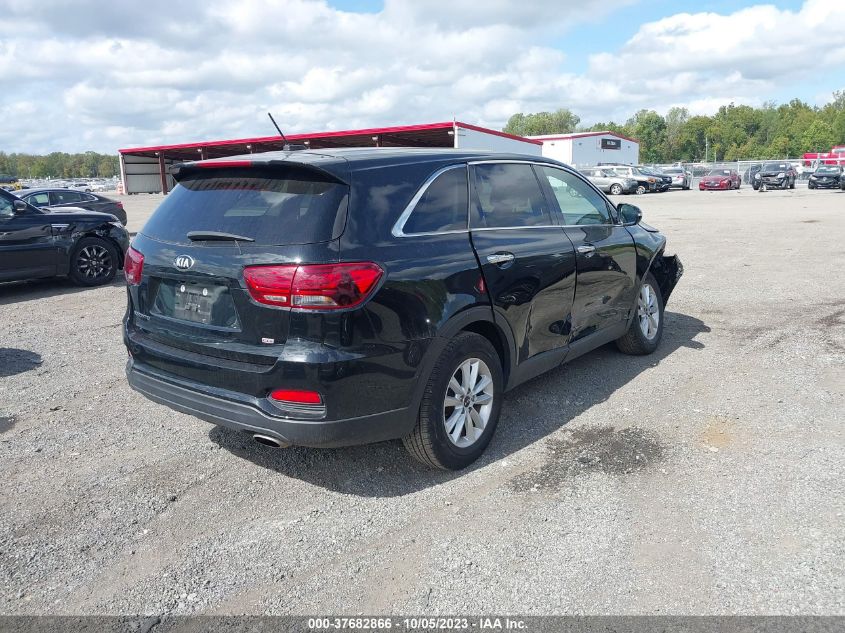 2019 Kia Sorento 2.4L L VIN: 5XYPG4A39KG569646 Lot: 37682866