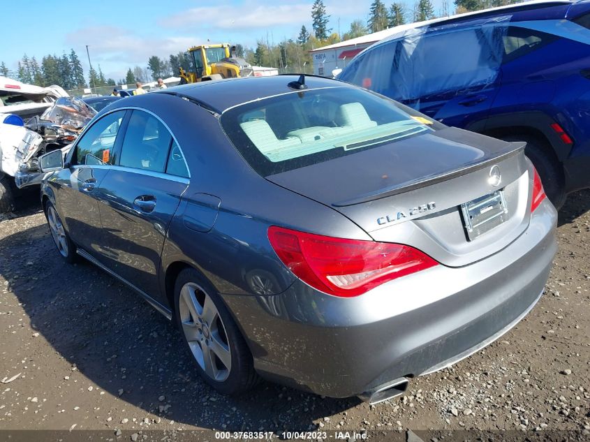 2015 Mercedes-Benz Cla 250 VIN: WDDSJ4EB6FN161378 Lot: 37683517