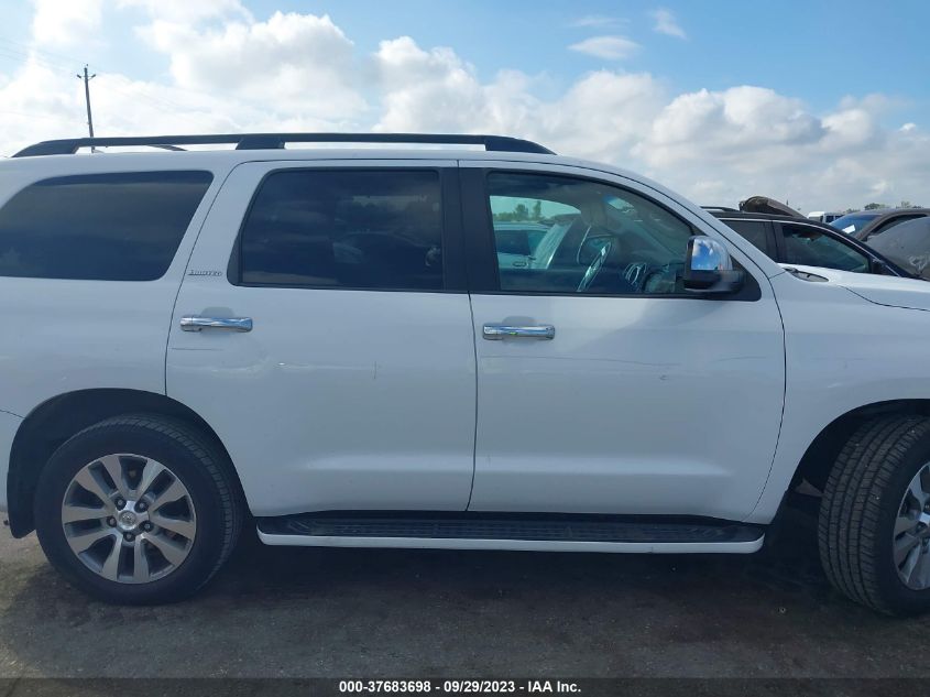 2014 Toyota Sequoia Limited VIN: 5TDKY5G10ES055355 Lot: 37683698