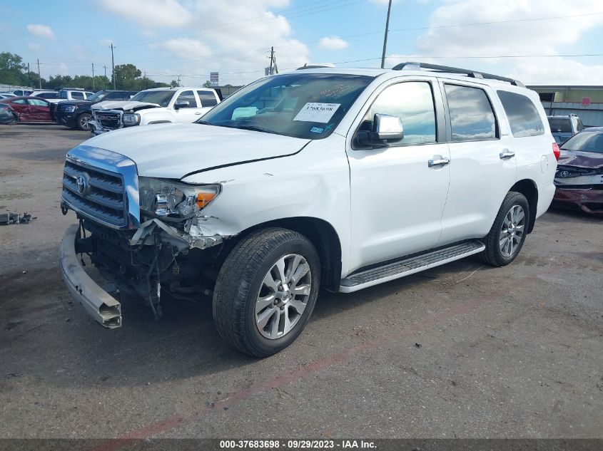 2014 Toyota Sequoia Limited VIN: 5TDKY5G10ES055355 Lot: 37683698