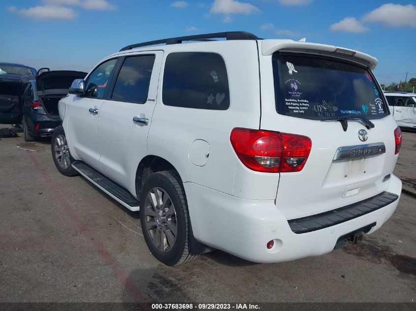 2014 Toyota Sequoia Limited VIN: 5TDKY5G10ES055355 Lot: 37683698