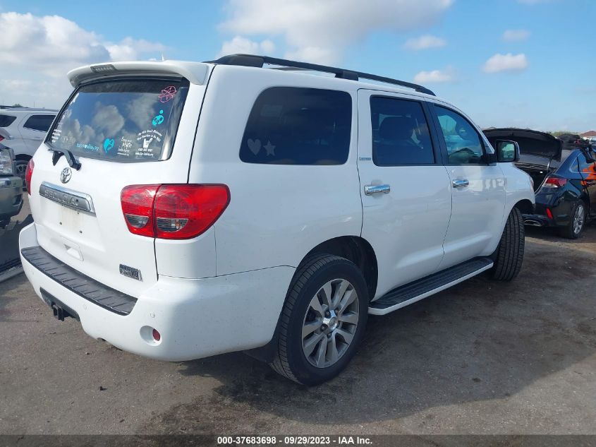 2014 Toyota Sequoia Limited VIN: 5TDKY5G10ES055355 Lot: 37683698