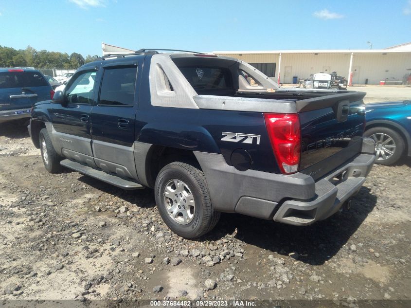 2004 Chevrolet Avalanche Z71 VIN: 3GNEK12T84G179202 Lot: 37684482