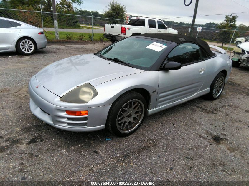 2001 Mitsubishi Eclipse Gt VIN: 4A3AE85H51E122647 Lot: 37684506