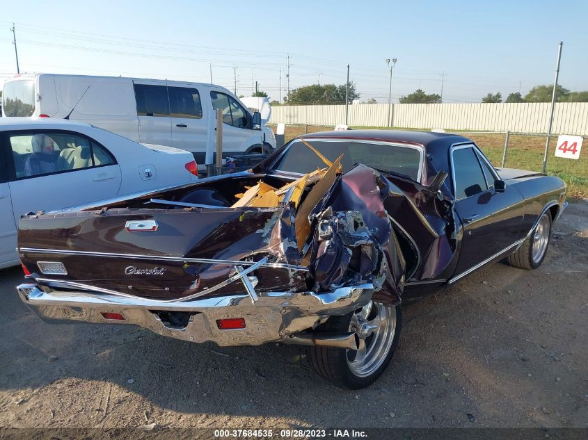 1969 Chevrolet El Camino VIN: 136809K3970200000 Lot: 37684535