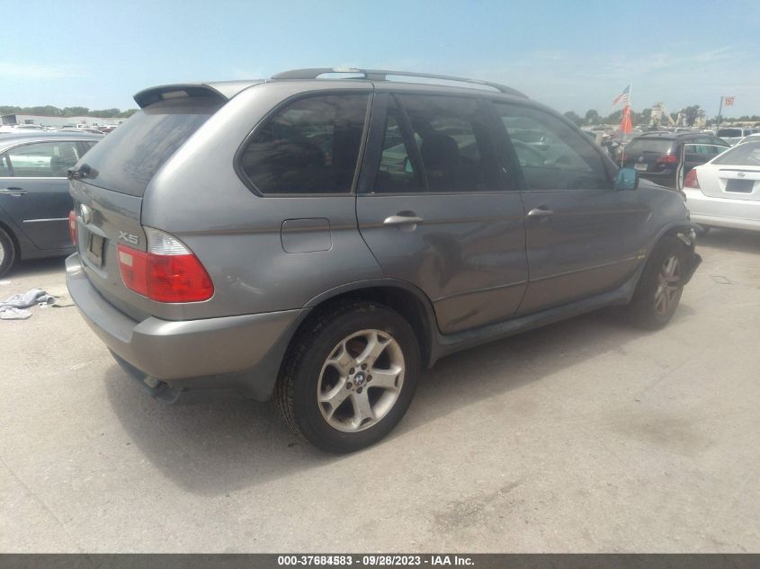 2005 BMW X5 3.0I VIN: 5UXFA13565LY03856 Lot: 37684583