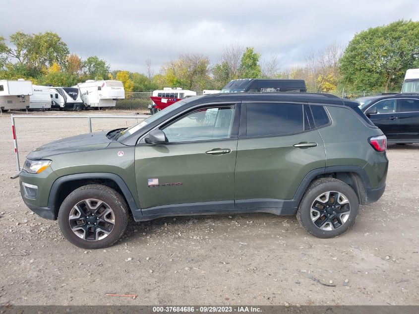 2018 Jeep Compass Trailhawk 4X4 VIN: 3C4NJDDBXJT366669 Lot: 37684686