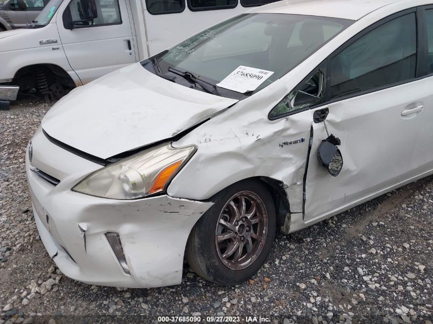 2014 Toyota Prius V Two VIN: JTDZN3EU9E3296650 Lot: 37685090