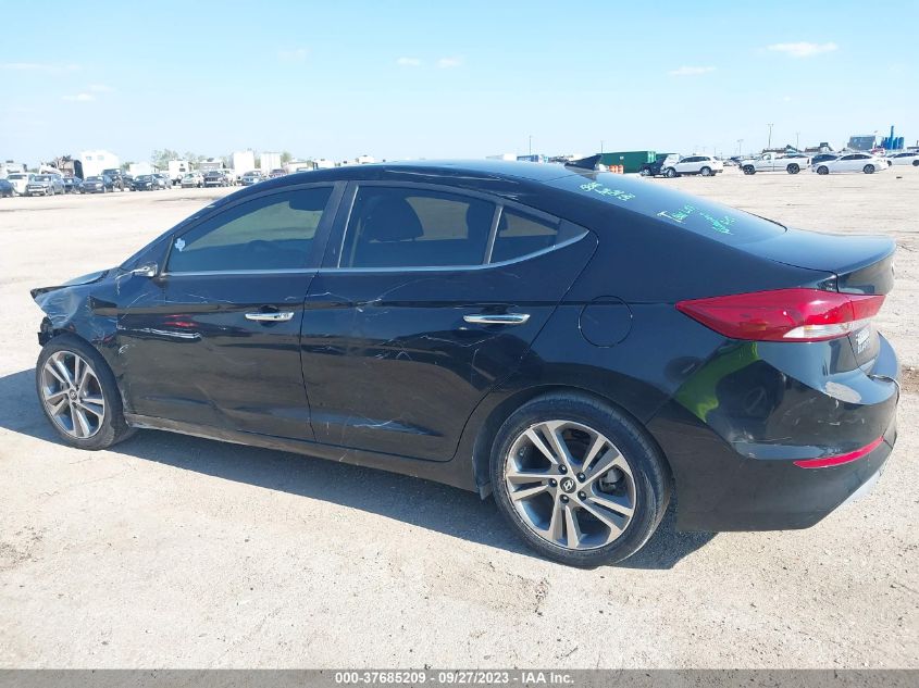 2017 Hyundai Elantra Limited VIN: KMHD84LFXHU067805 Lot: 37685209