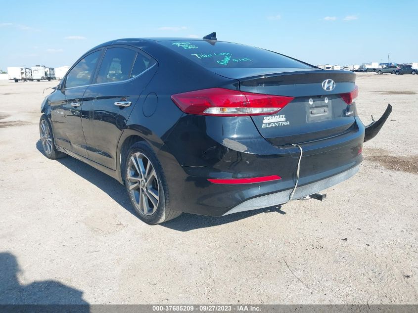 2017 Hyundai Elantra Limited VIN: KMHD84LFXHU067805 Lot: 37685209