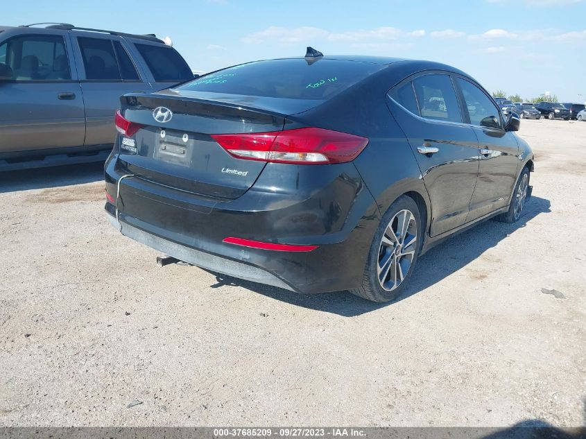 2017 Hyundai Elantra Limited VIN: KMHD84LFXHU067805 Lot: 37685209